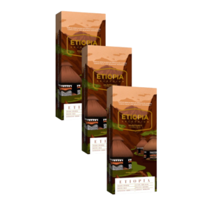 Café Etiopia Guji Cápsula de Café Paquete de 3 Sabor Africano