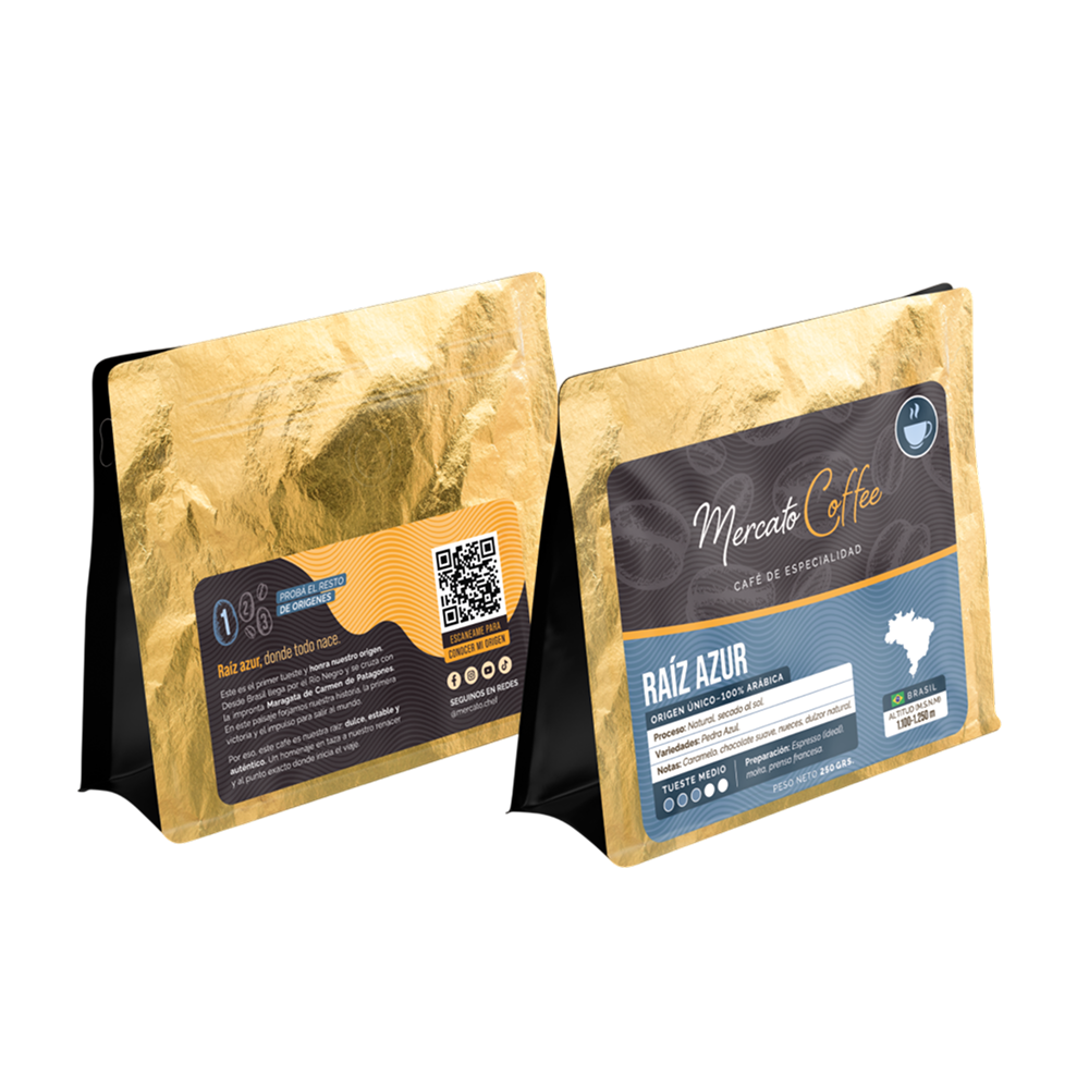 Raíz Azur 250g — Café de Especialidad Brasil